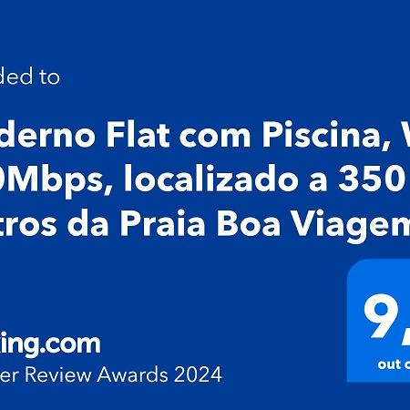 Flat Localizado A 200M Shopping Recife, Bem Perto Da Praia De Boa Viagem E Com Wi-Fi 400Mbps Exterior foto