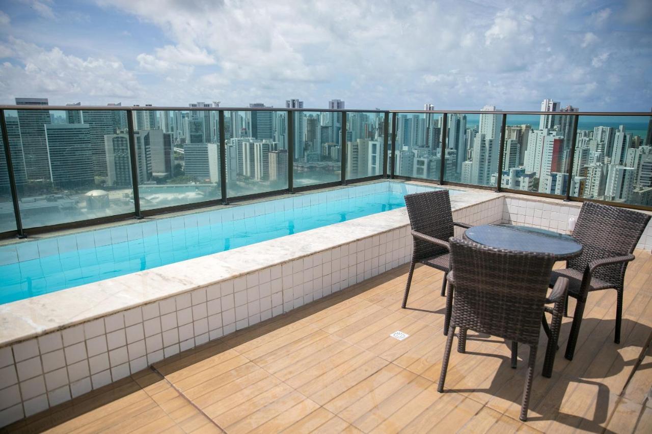 Flat Localizado A 200M Shopping Recife, Bem Perto Da Praia De Boa Viagem E Com Wi-Fi 400Mbps Exterior foto